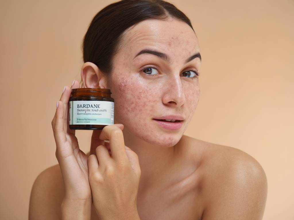 "Bardane et acné : une solution naturelle pour une peau plus nette"